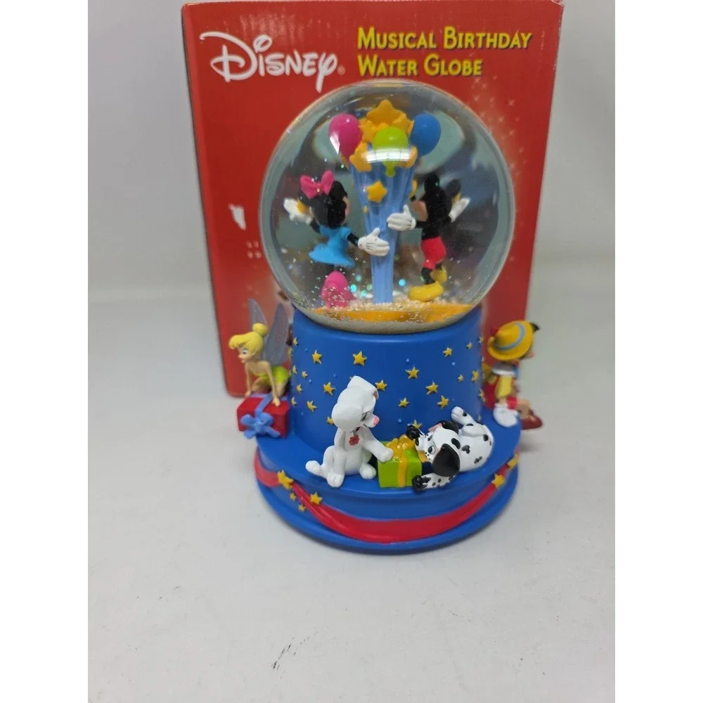 2001 Hallmark Disney Musical 100th Birthday Water Globe Limited Edition